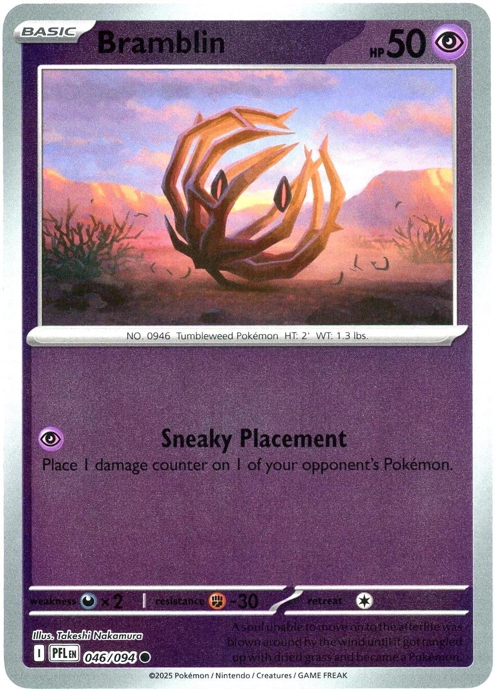 Phantasmal Flames Bramblin #046/94 Reverse Holo